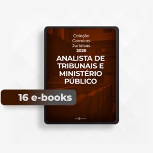 Combo E-books 2026 - Analista de Tribunais e MP