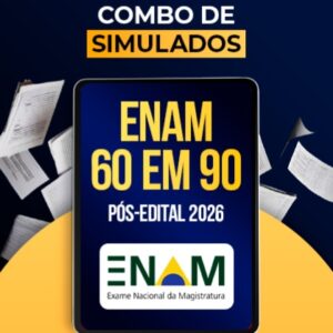 Combo de Simulados - ENAM 2026.1 pós-edital