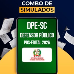 Combo de Simulados - DPE-SC - Defensor 2026