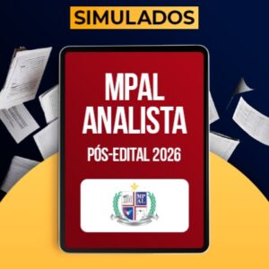 Combo de Simulados – MPAL – Analista pós-edital 2026